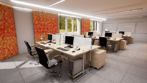 Thiết kế văn phòng 40m2 đảm bảo công năng tối đa